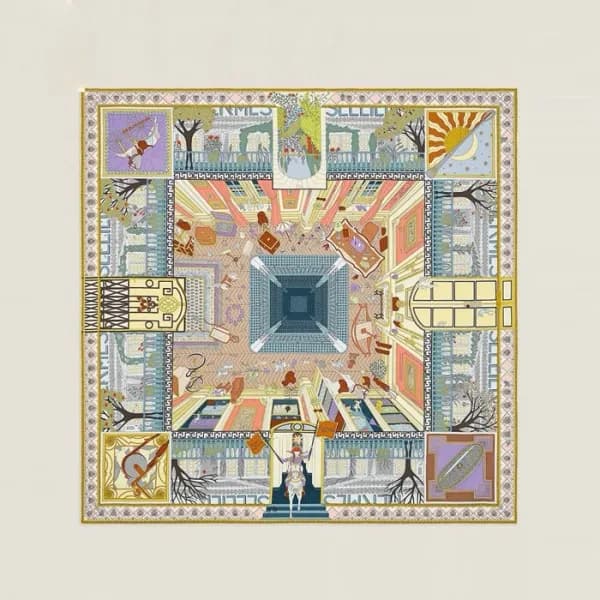 에르메스 여성 실크 스카프 - Hermes Womens Silk Scarf - acc261… - 1