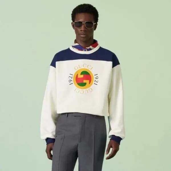구찌 남성 라운드 긴팔티 - Gucci Mens Round Tshirt - guc4389x - 1