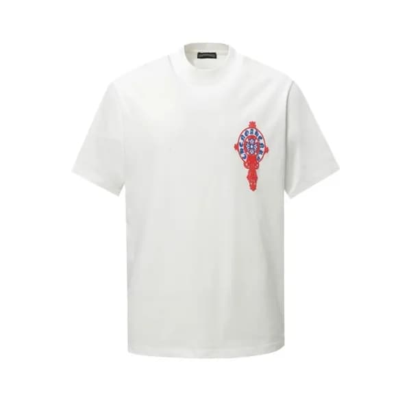 크롬하츠 남성 라운드 반팔티 - Chrom Hearts Mens Round Tshirt -… - 1