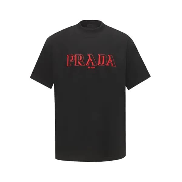 프라다 남성 라운드 반팔티 - Prada Mens Round Tshirt - prc7364… - 1