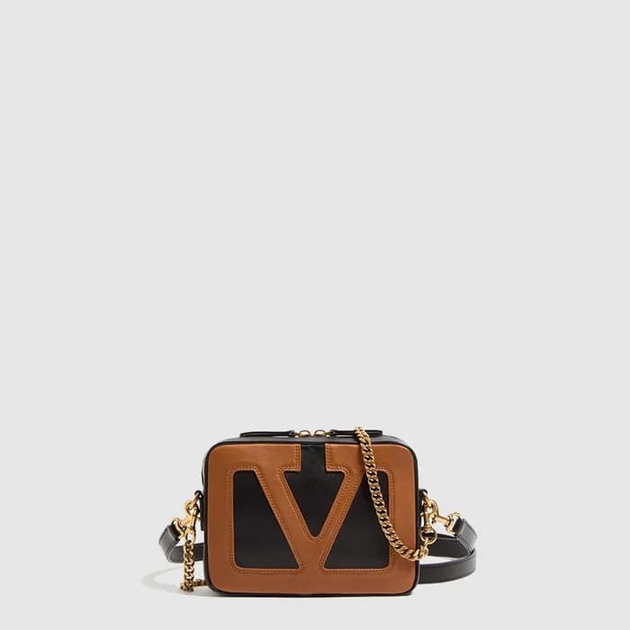 발렌티노 여성 가라바니 비바 슈퍼스타 나파 레더 크로스바디 백 - Valentino Wom… - 1