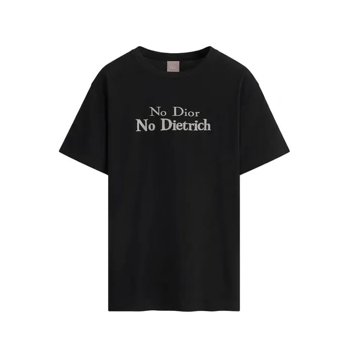 디올 남성 자수 티셔츠 - Dior Mens Tshirt with Embroidery Re… - 1