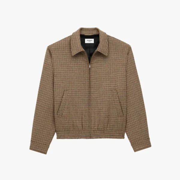 입생로랑 여성 하운드투스 재킷 - Saint Laurent Womens Houndstoot… - 1