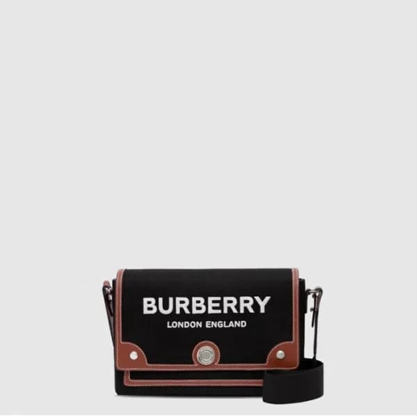 버버리 여성 호스페리 캔버스 크로스 백 - Burberry Womens Horseferry… - 1