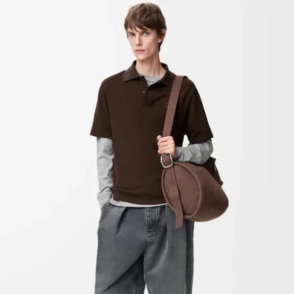 로에베 남성 폴로 반팔티 - Loewe Mens Polo Tshirt - loc14593x - 1