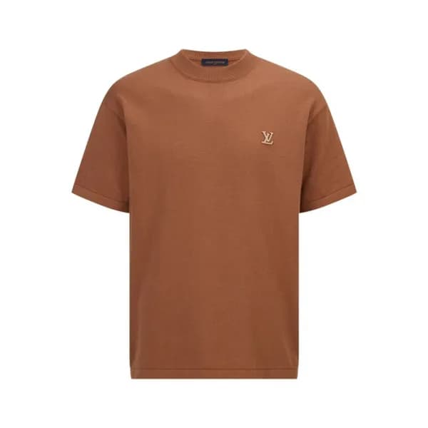 루이비통 남성 라운드 반팔 티셔츠 - Louis vuitton Mens Round Tshi… - 1