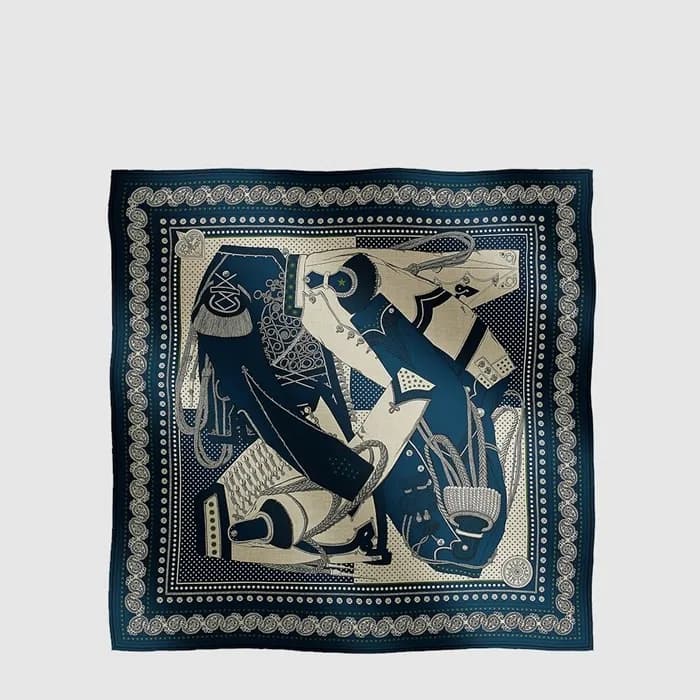 에르메스 여성 쥬아브 드래곤 반다나 숄 - Hermes Womens Jouve Dragon Bandana Shawl - acc8864x - 1