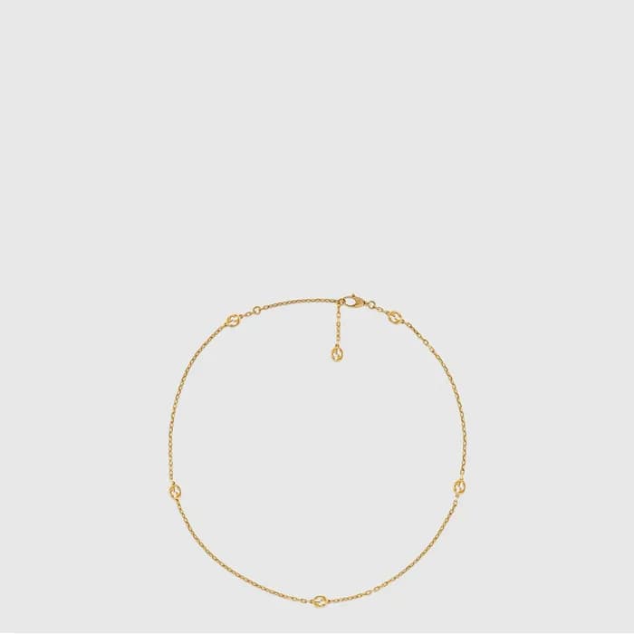 구찌 여성 인터로킹 네크리스 - Gucci Womens Interlocking Necklace - acc10834x - 1