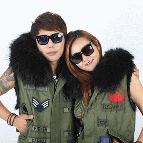 [품절임박]미스터앤미세스퍼 천송이야상 라쿤야상 MR&Mrsfurs 남여공용 - 1