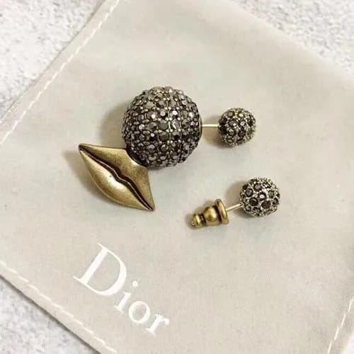 Dior Rose Gold Earring - 디올 여성용 18k도금 로즈 골드 귀걸이 - 1