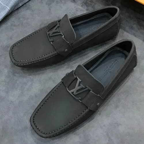 [매장판] LOUIS VUITTON 2018 MENS STRAP LEATHER LOAFER… - 1