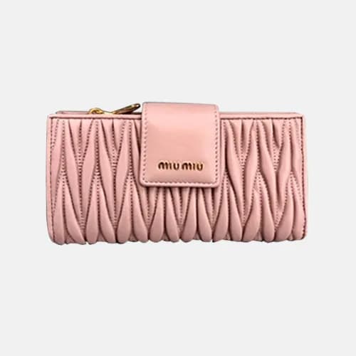 2018/19 MiuMiu Matelasse Mid Wallet 5M L015 - 미우미우… - 1