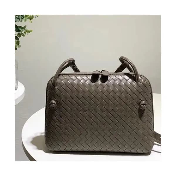 Bottega Veneta Leather Khaki Women Cross Bag,24cm … - 1