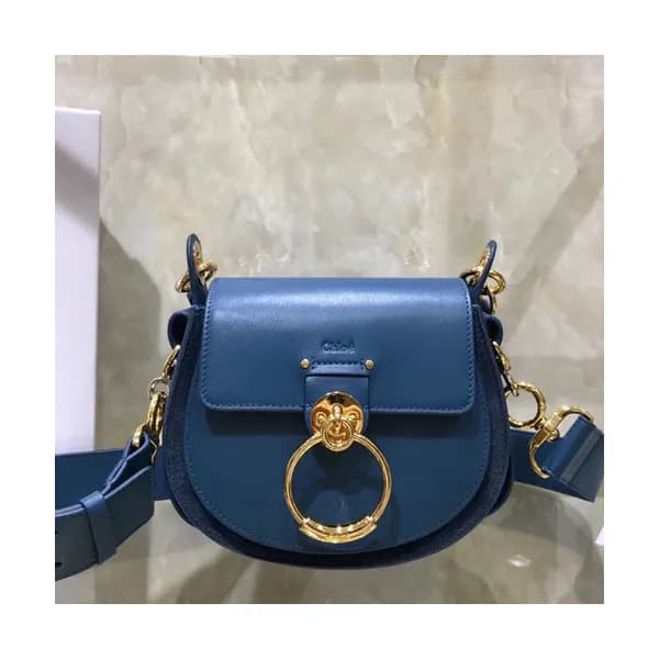 Chole 2019 Tess Leather Shoulder Bag, 20cm - 끌로에 … - 1