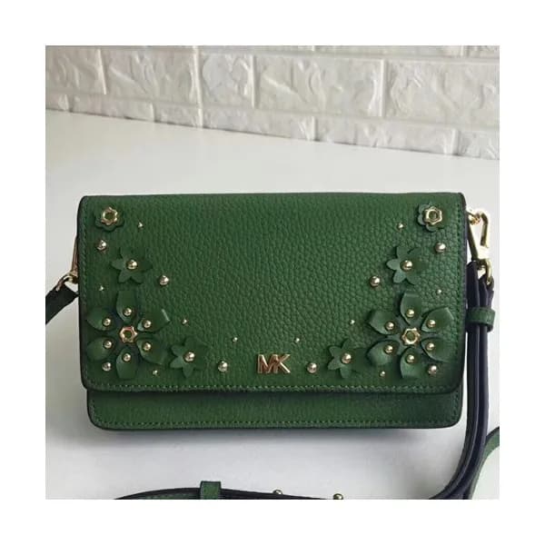 Michael Kors Leather Shoulder Cross Bag, 18CM - 마이… - 1