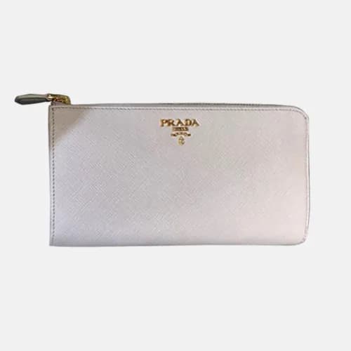Prada 2018 Ladies Saffiano Leather Zippy Long Purs… - 1