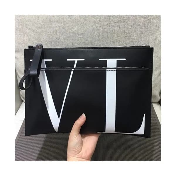 Valentino 2018 Leather Clutch Bag ,30.5CM - 발렌티노 2… - 1