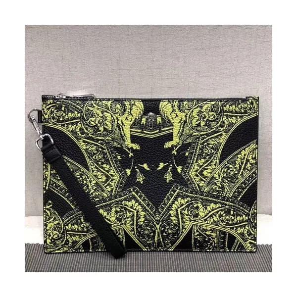 Versace 2018 Leather Clutch Bag,30CM - 베르사체 2018 레… - 1