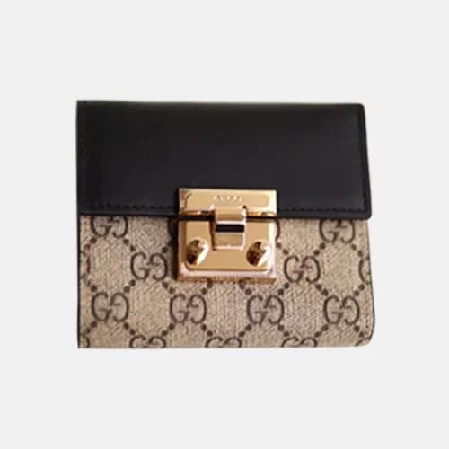 Gucci 2018 Padlock Leather Bifold Purse - 구찌 패드로크 … - 1