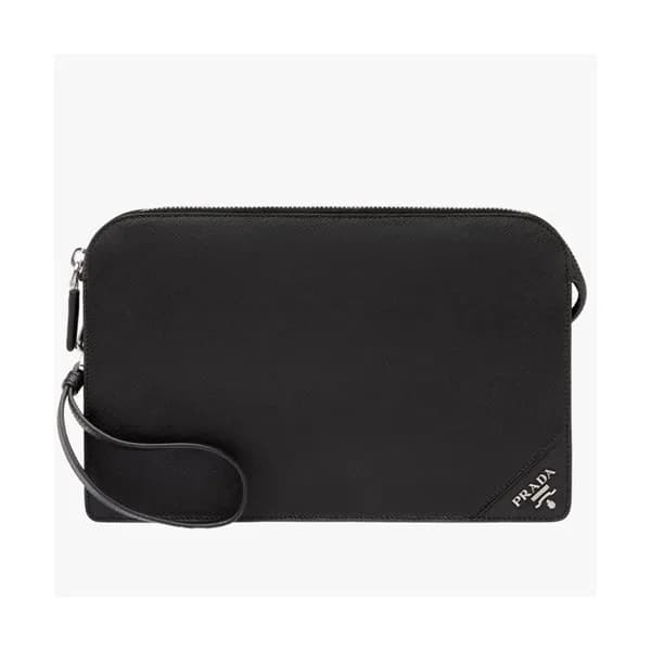 Prada Saffiano Mens Clutch Bag ,26.5CM - 프라다 사피아노 … - 1