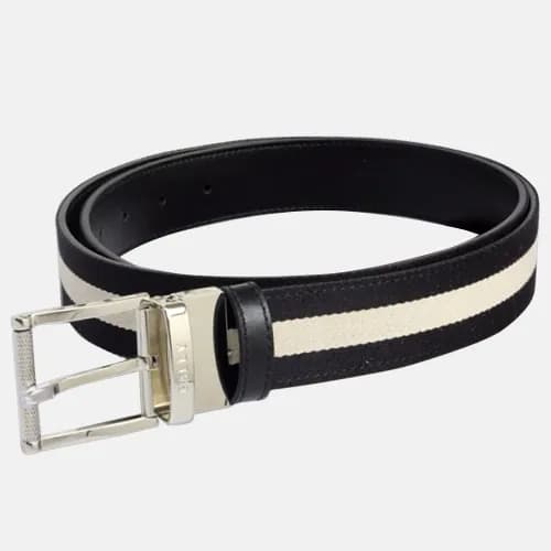 Bally 2019 Mens Classic Buckle Business Leather Be… - 1