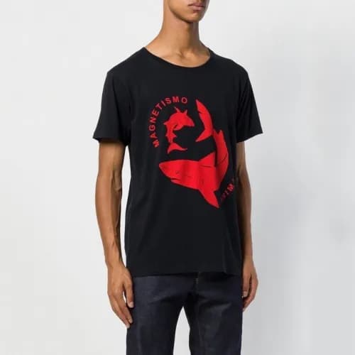 Gucci 2019 Mens Printing Cotton Short Sleeved T-sh… - 1