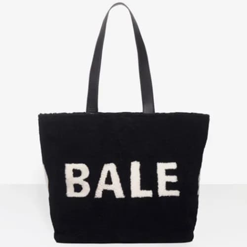 [매장판]Balenciaga 2019 Lambs Wool Tote Shoulder Bag,… - 1