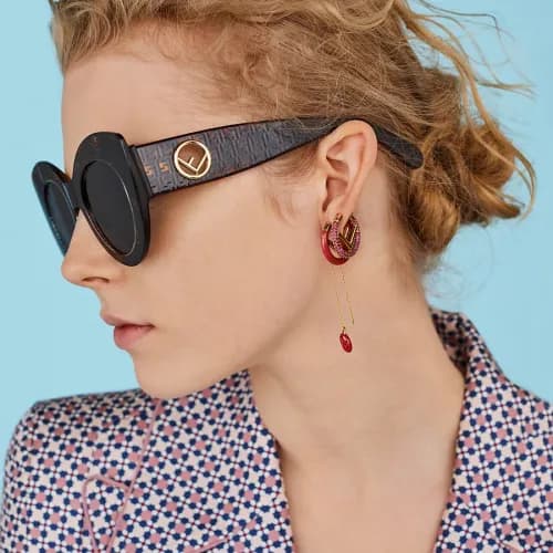 [매장판]Fendi 2019 Mm/Wm Metal Logo Modern Acrylic Fr… - 1