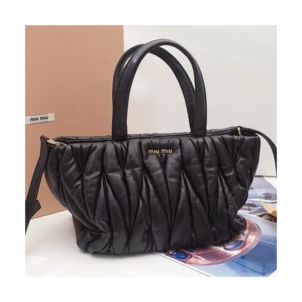 MiuMiu 2019 Matelasse Tote Shoulder Bag,27cm - 미우미… - 1