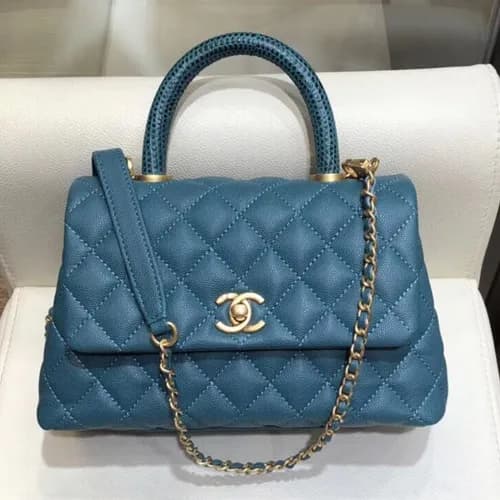 Chanel 2019 Coco Chain Handle Shoulder Bag,23/28CM… - 1