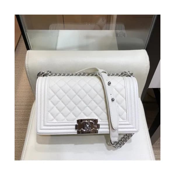 Chanel 2019 Leboy Leather Chain Shoulder Bag ,25CM… - 1