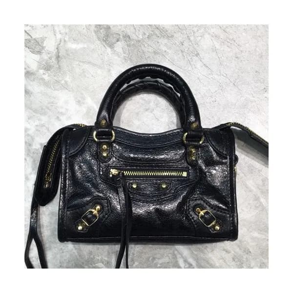 Balenciaga 2019 City Leather Super Mini Tote Shoul… - 1