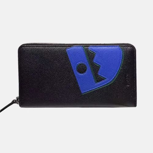 Bally 2019 Mens Leather Zip Round Wallet - 발리 남성용 … - 1