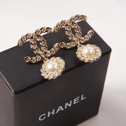 Chanel pearl Earring -샤넬 여성 진주 이어링 Cha0102.컬러(옐로… - 1