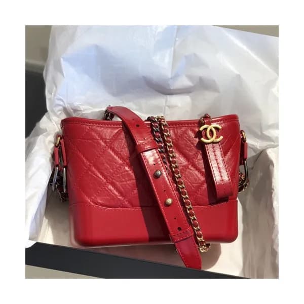Chanel 2019 Gabrielle Hobo Leather Shoulder Bag ,2… - 1