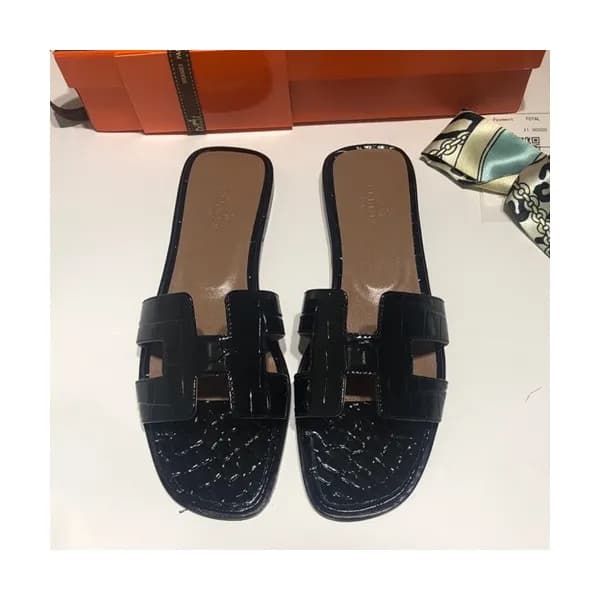 Hermes 2019 Ladies Oasis Leather Slipper - 에르메스 20… - 1