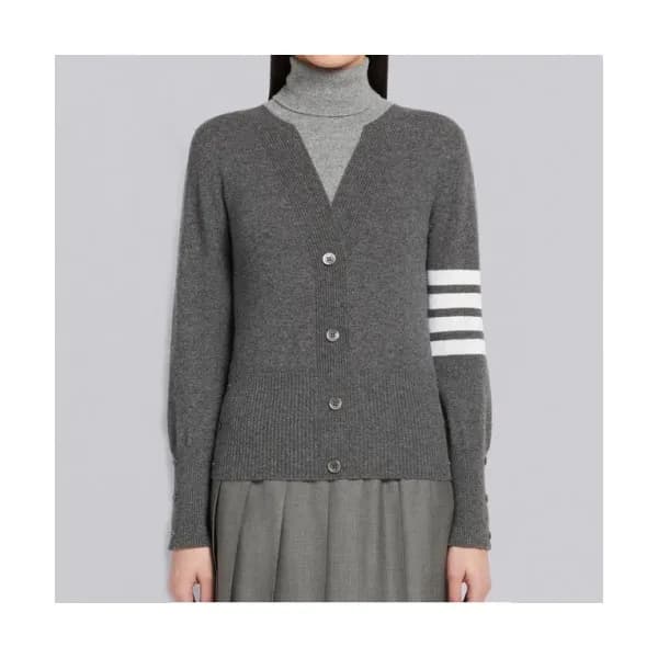 Thom Browne 2019 Womens Strap Turtle neck Cardiga… - 1