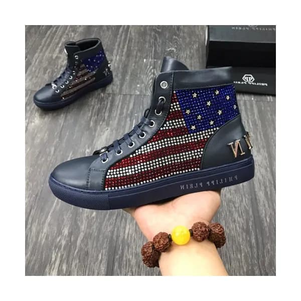 Philipp plein 2019 Mens Leather Sneakers - 필립플레인 … - 1