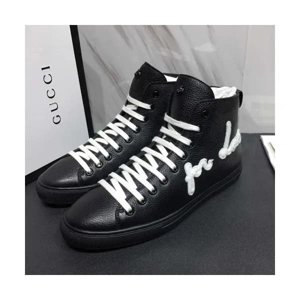 Gucci 2019 Mens Leather Sneakers - 구찌 2019 남성용 레더 … - 1