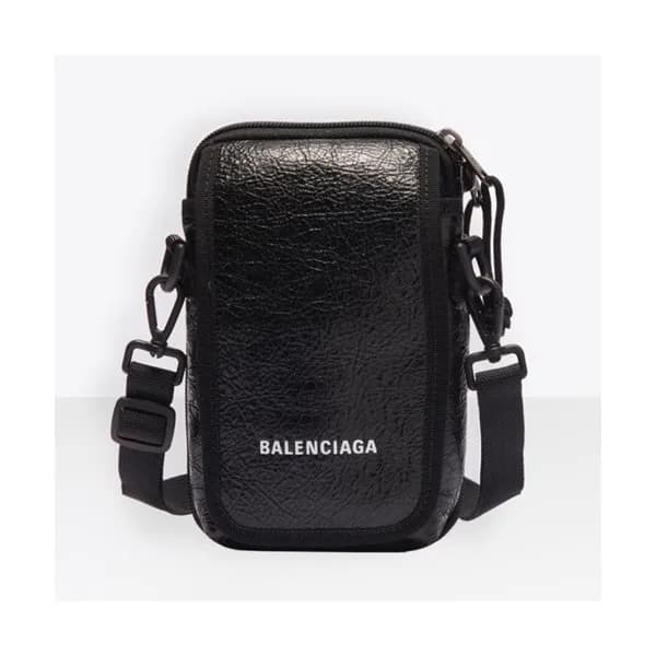 Balenciaga 2019 Leather Shoulder Bag / Phone Bag,2… - 1