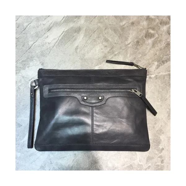 Balenciaga 2019 Leather Clutch Bag,33/37CM - 발렌시아가… - 1