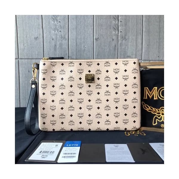 MCM 2019 Visetos Clutch Bag,30cm - 엠씨엠 2019 남여공용 비… - 1