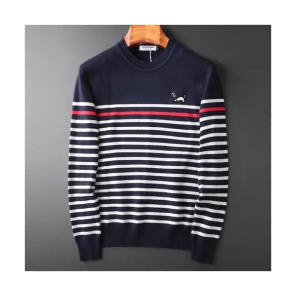 Thom Browne 2019 Mens Animal Crew-neck Wool Sweate… - 1