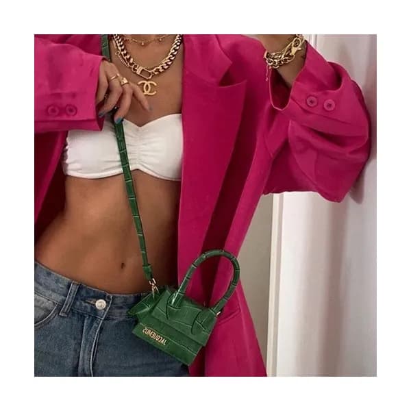 Jacquemus 2019 Leather Mini Tote Shoulder Cross Ba… - 1