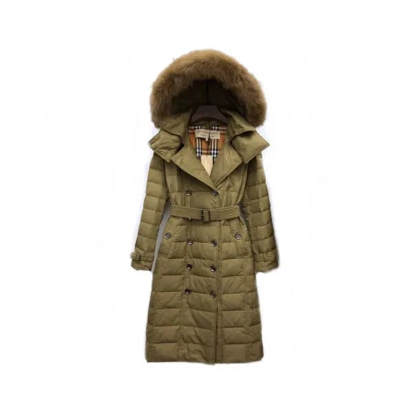 Burberry 2019 Womens Logo Goose Down Long Padding … - 1