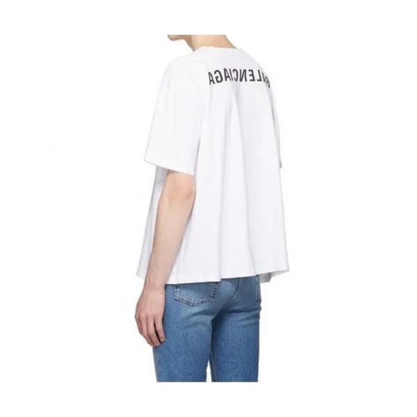 [발렌시아가]Balenciaga 2020 Mm/Wm Logo Cotton Short Sle… - 1