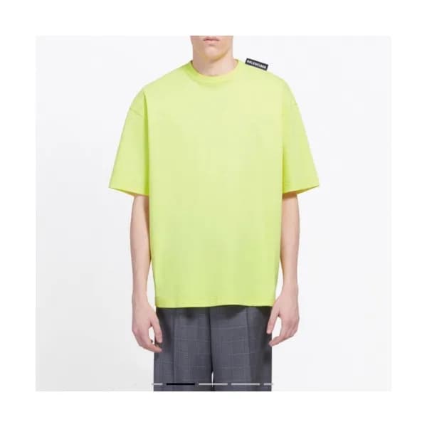 [발렌시아가]Balenciaga 2020 Mm/Wm Logo Cotton Short Sle… - 1