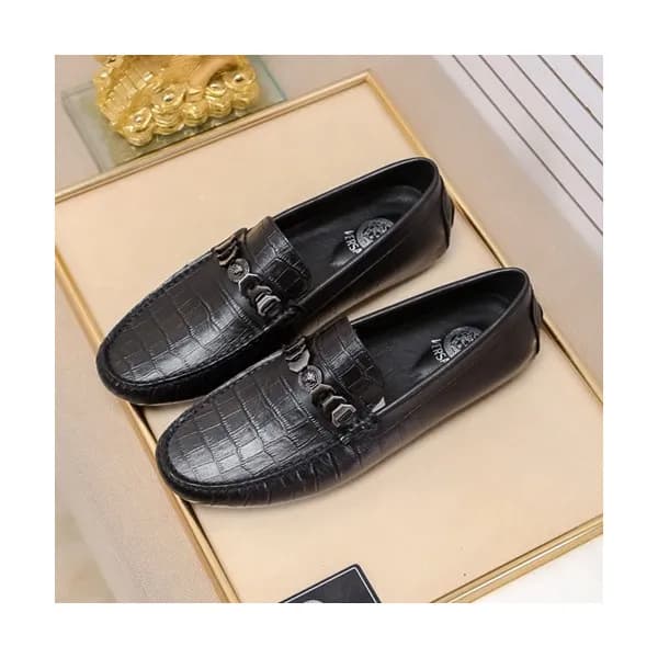 Versace 2020 Mens Leather Loafer - 베르사체 2020 남성용 … - 1