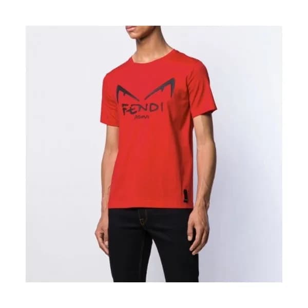 [펜디]Fendi 2020 Mens Logo Casual Eyes Fall Short Sl… - 1