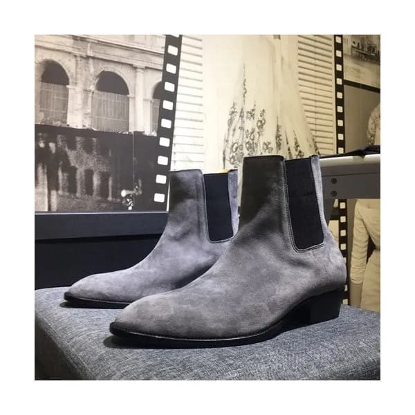 Saint Laurent 2020 Mens Leather Boots - 입생로랑 2020 … - 1